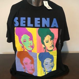 SELENA POP ART T-SHIRT Size XL Selena Quintanilla